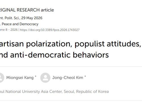 [논문] Partisan polarization, populist attitudes, and anti-democratic behaviors